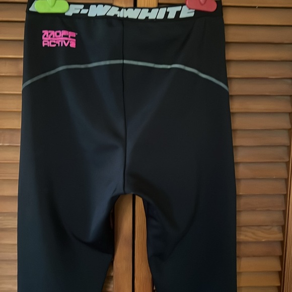 Off White active leggings small - Picture 3 of 8